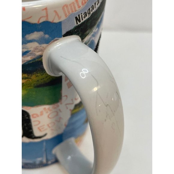 Canada coffee mug cup ceramic 5" Americaware 2009 - Picture 6 of 9